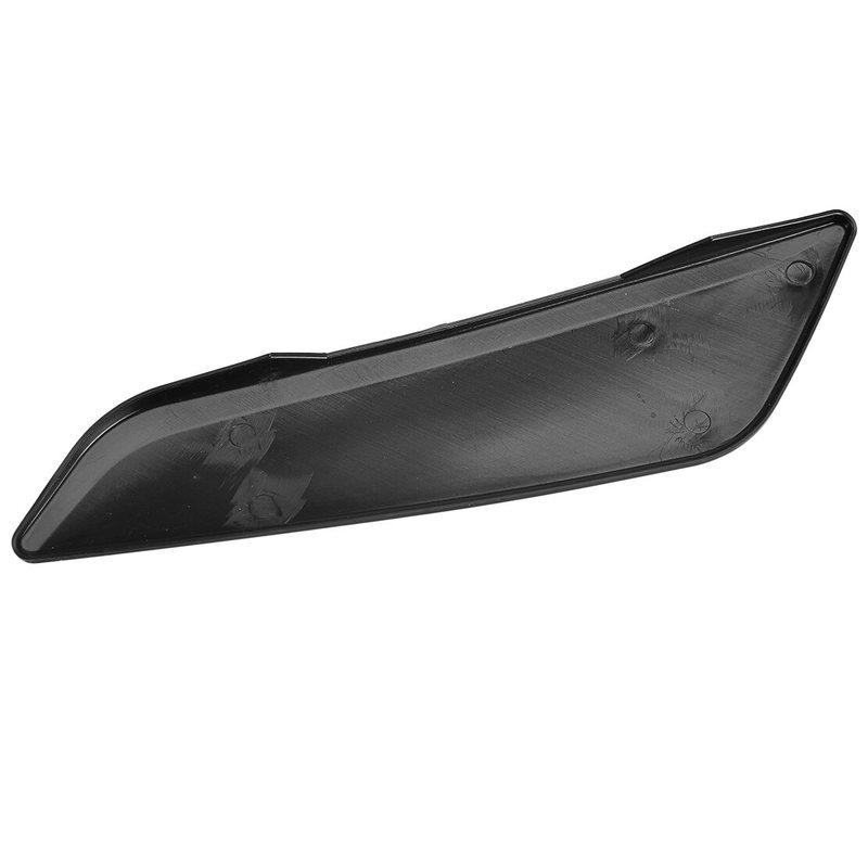 1 Pair Car Side Fender Vent Grille Cover Trim Fit for BMW 5 Series G30 G31 2018- Gloss Black ABS