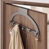 Aufhängbar All-in-One Über die Tür 6 Hakenleiste Bohrlos Kleiderbügel Handtuchhalter Universelle Aufbewahrungslösung Badezimmer Schlafzimmer Organizer