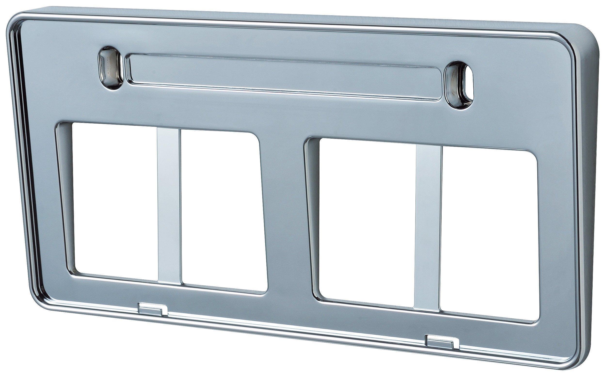 

SEIWA Внешние продукты Защитная рамка номерного знака Угловая Основа для номера 3D-тип Хромированная K313