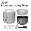Aragaz electric de orez 220V 2/3/4/5L Oală sub presiune din fontă din aliaj de încălzire Mașină de prăjituri pentru supă Multicooker Aparate de bucătărie