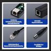 Industrial 48V To 12V 1.2A Power Over Ethernet Splitter Compactly Design POE Splitters for Surveillances Camera Systems