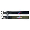PDRI9 Car Styling Embroidery Nylon Keyring Anti-loss Keychain For BMW 1 2 3 4 5 Series X1 X3 X4 X5 X7 G20 G38 F20 F39 F48 E60 E36 E39