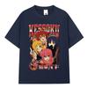 Japonské Anime Bocchi The Rock Gotoh Hitori Kessoku Band Trička Pánské Dámské Oblečení Móda Harajuku Bavlněné Oversized Tričko