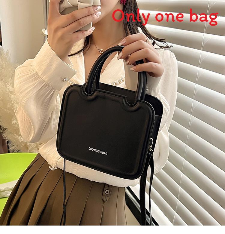 Pu Small Square Bag For Women With Zipper Closure And Street Style For Casual Outings