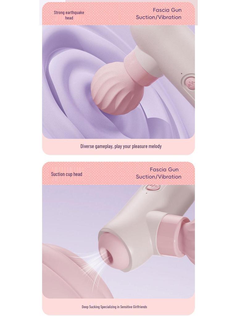 Shan Gan Multi-Speed Vibrating Massager & Suction Adult Toy for Couples