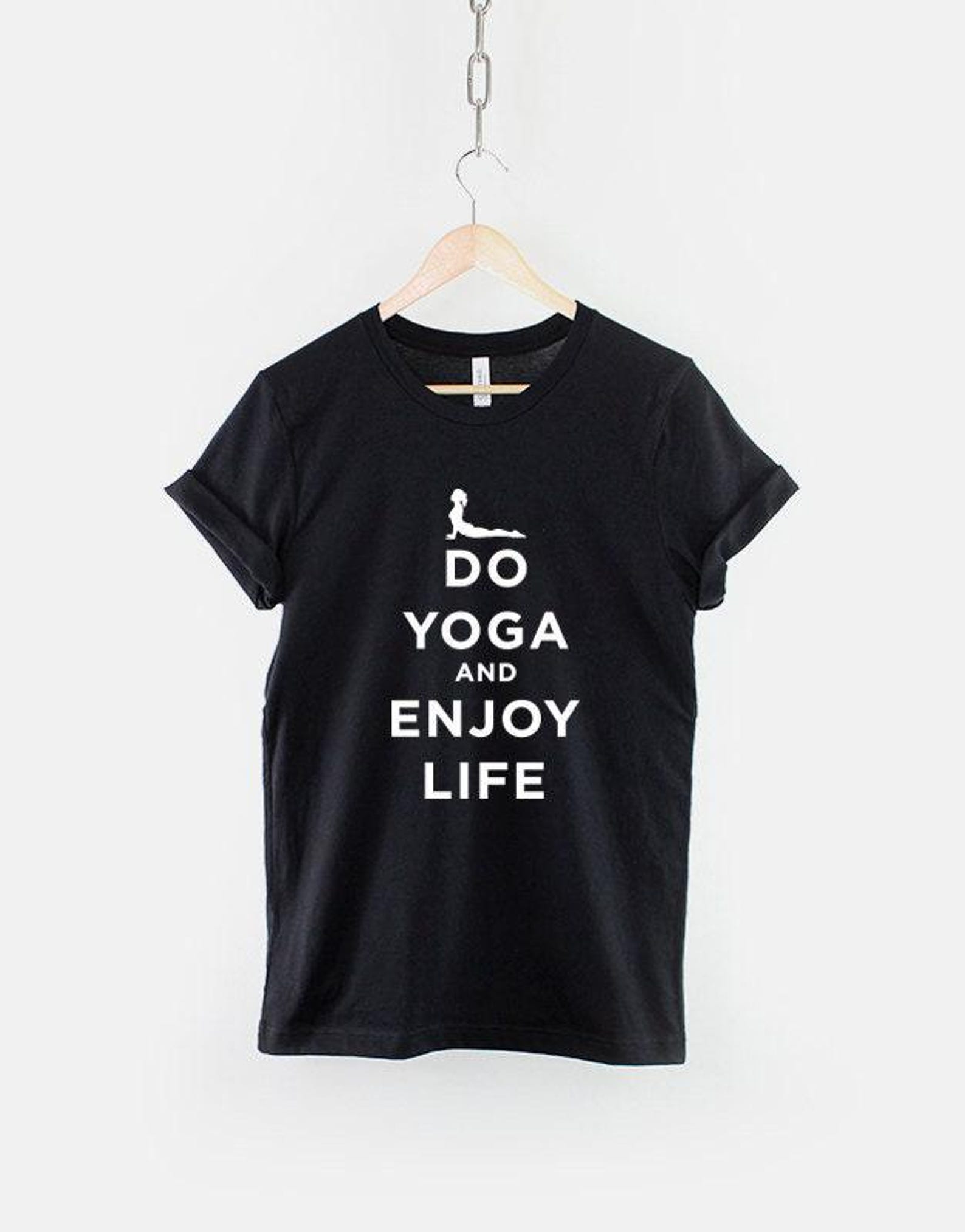 Unisex Yoga Tee: Relaxed Fit, Lightweight Comfort - Ring Spun Cotton, Durable Print, Meditation Apparel XL