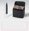 30/40/60/80 Color Markers Manga Drawing Markers Pen Based Sketch Felt-Tip Oily Twin Brush Pen Art Supplies