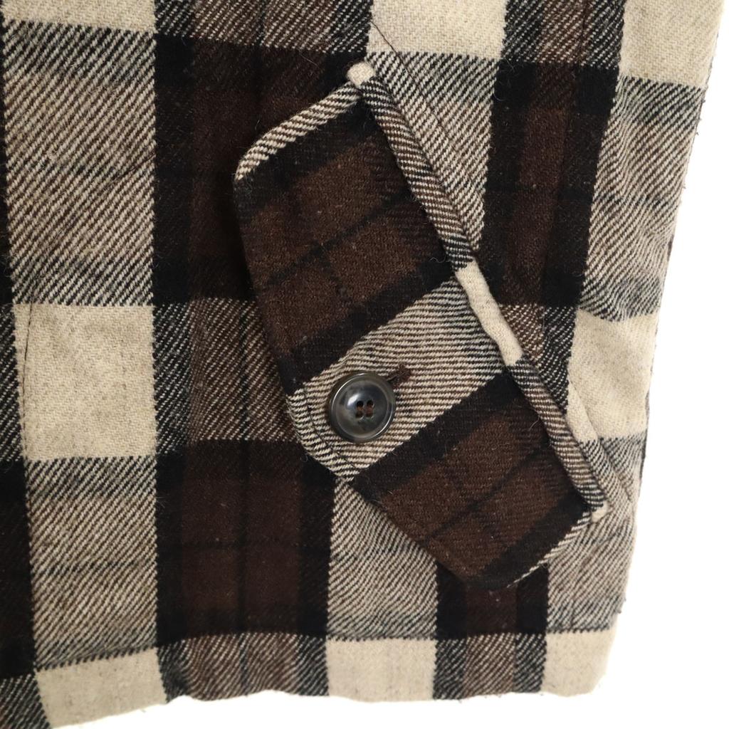 A.P.C. Check Pattern Jacket XS Brown Men's Used