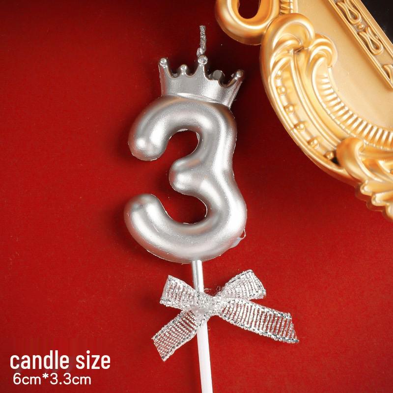 Large Gold Number Candles for First Birthday, Full Moon, Children's Cake Decorations, and Party Accessories.