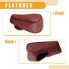 1 Pc Universal Car Shift Knob Cover - Automatic Car Knob Gear Sticky Protector Decorative - Faux Leather Wine Red
