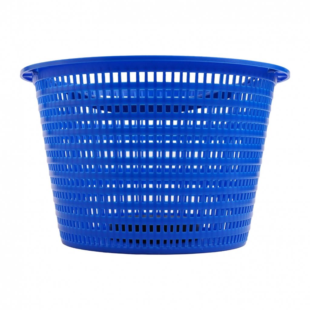 Skimmer Basket Replacement Skimmer Basket White/blue With Weighted Bottom