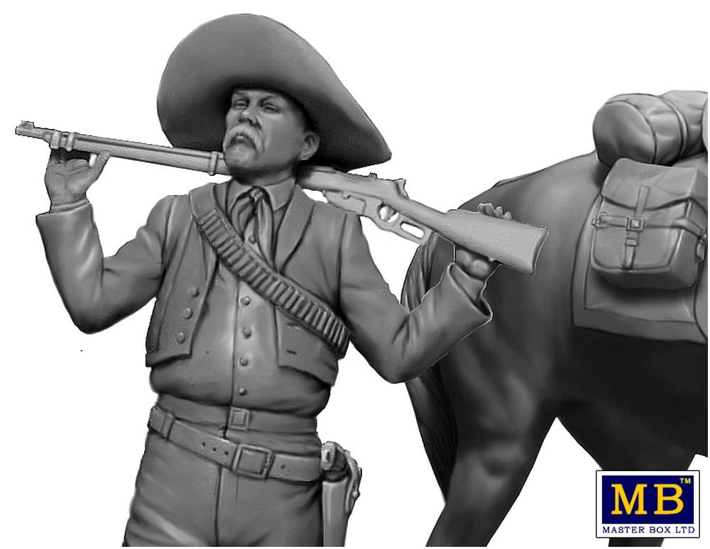 Master Box Outlaw Pedro Horse Mexican Style Western Series Plastic Model MB35205 1/35