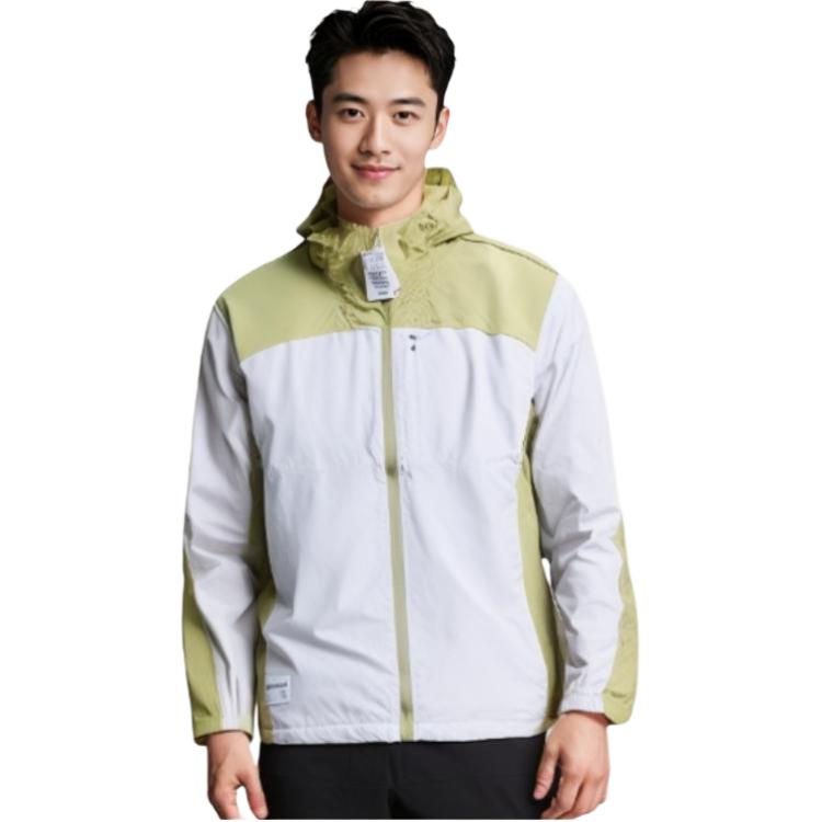 Anta Sports Lifestyle Series Casual Minimalist Color-Block Warm Wear-Resistant Jacket Men Jacket Rock-Tea-Brown Light-Sand-Gray 152527607-2