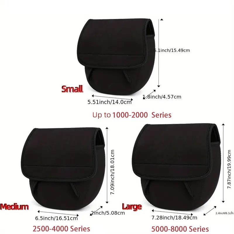 Fishing Reel Cover Protective Bag Water Resistant Soft Reel Case For Baitcasting Spinning Reel Storage