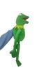 Green Frog Hand Puppet Plush Toy, Cartoon Muppet Stuffed Animal, Large Hand Puppet for Kids Interactive Play