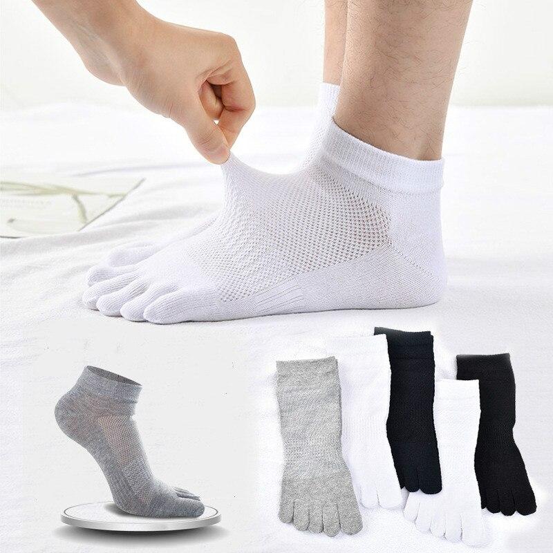 1 Paar Unisex Herren Damen Socken Sport Mesh Fünf 5 Finger Zehenschuhe Sale Baseball Laufen Radfahren Herren Atmungsaktive Sportsocken