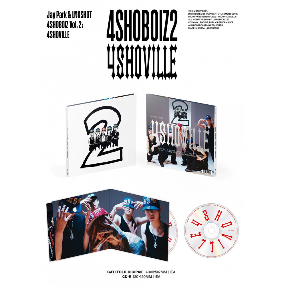 [Předobjednávka] Jay Park LNGSHOT 4SHOVILLE Kpop Album CD Fotokarta Oficiální Mixtape
