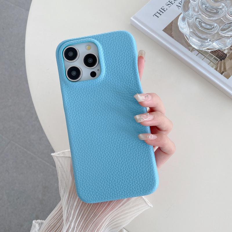 

Подходит для чехла для телефона Apple 15promax, узор личи, полная защита iPhone14, противоударный кожаный чехол для бизнесменов 13 iPhone 13 6.1 inches