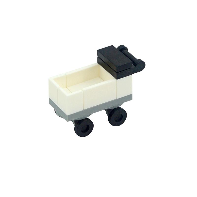 MOC Creative Furniture TV Sofa Brick City Accessories Xmas Tree Book Desk Dining Table Bathroom Door Building Block House Scene