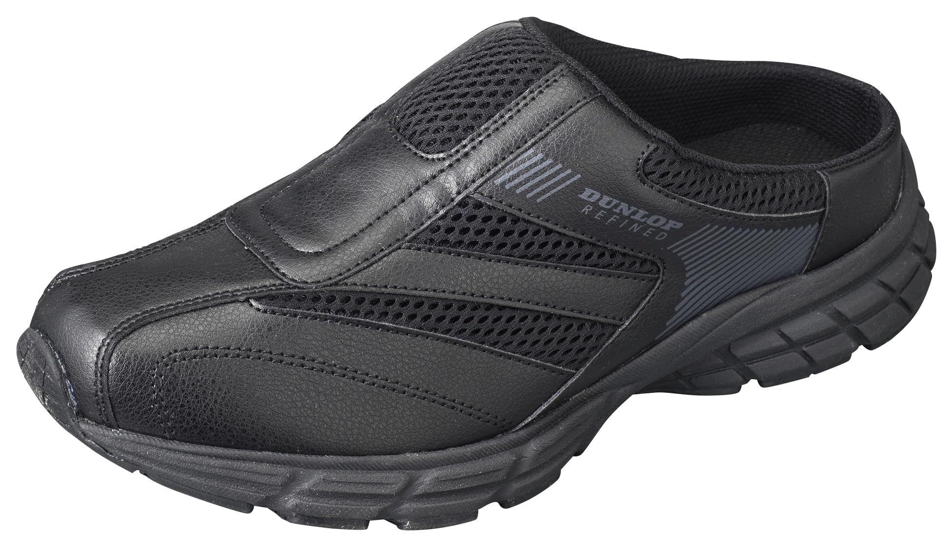 

Dunlop Refined DM2019 Lightweight Clog 4E Sizes Men s Sandals, Wide, Black, 24.0cm-24.5cm чёрный