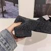 Anti-slip Single, Thick-heeled Single Shoes, Women's Fleece Shoes
