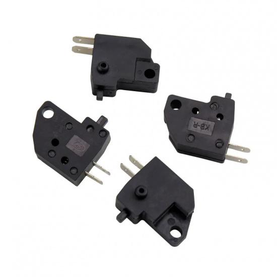 Universal Disc Brake Switch Set for Motorcycle, Electric Car & ATV - Left/Right Front Brake Stop Light Switch with Spring