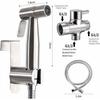 Handheld Toilet Bidet Faucet Sprayer Hand Sprayer Shower Head Self Cleaning No Punch Stainless Steel Bathroom Bidet Spraye Set
