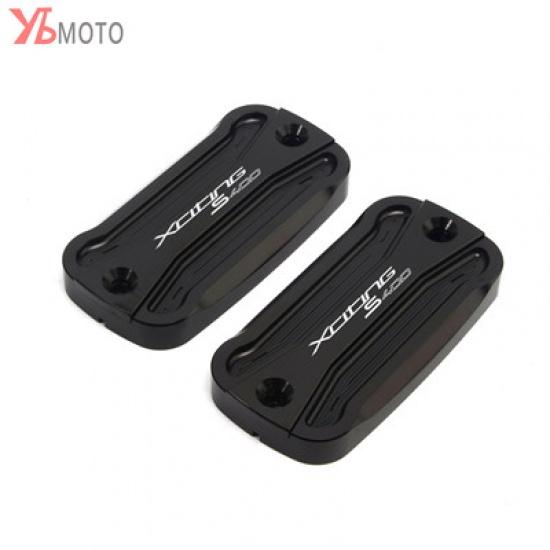 For KYMCO XCITINGS400 XCITING S 400 2017 2018  Motorcycle Accessories Brake Fluid Reservoir Cover Tank Oil