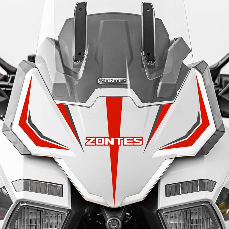 For ZONTES 703F Motorcycle Front Fairing Stripe Protective Stickers Body Decorative Graphic Decals Modification Kit