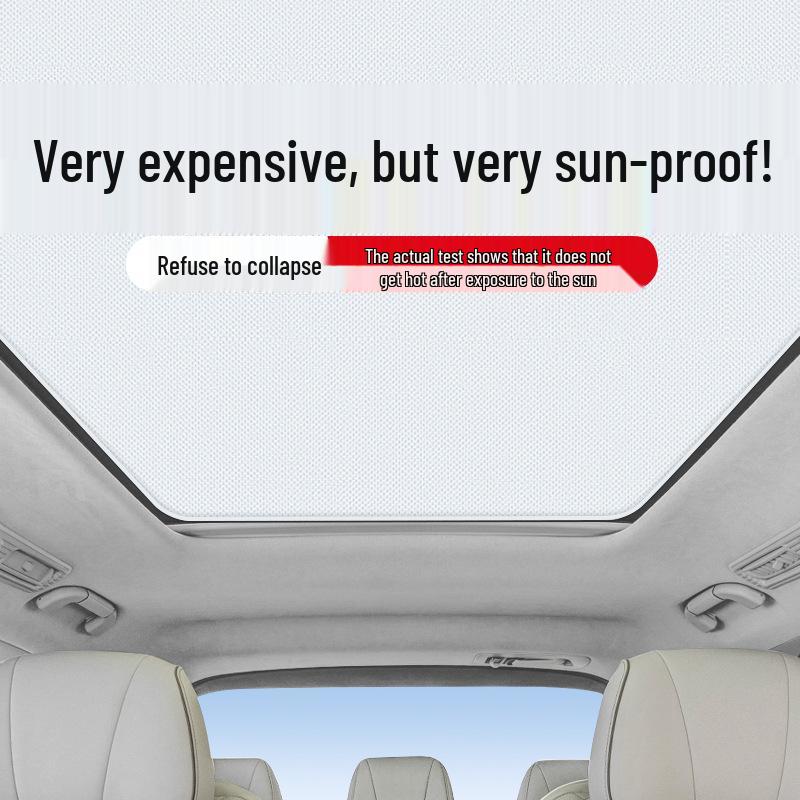 Denza Z9GT 2024 Sunroof Electrostatic Sunshade: Heat & Light Blocker, Privacy & UV Protection.