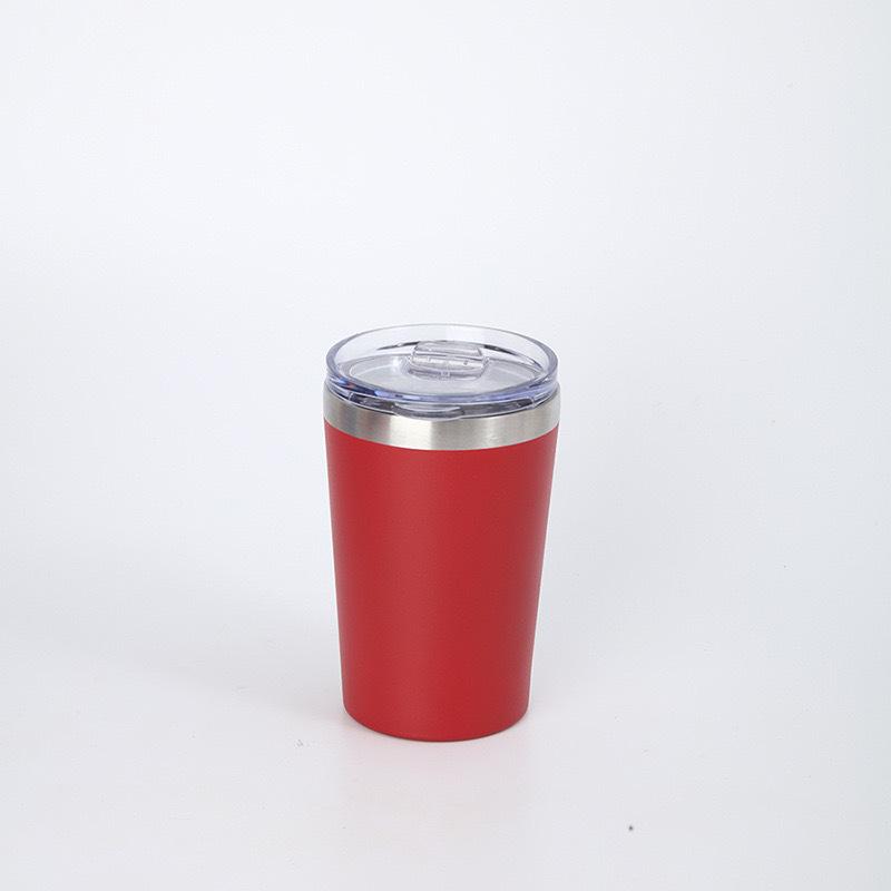 Bunter 12oz Isolierter Becher, 304 Edelstahl Vakuumbecher, Auslaufsicherer Reisebecher mit Deckel für Auto & Kaffee