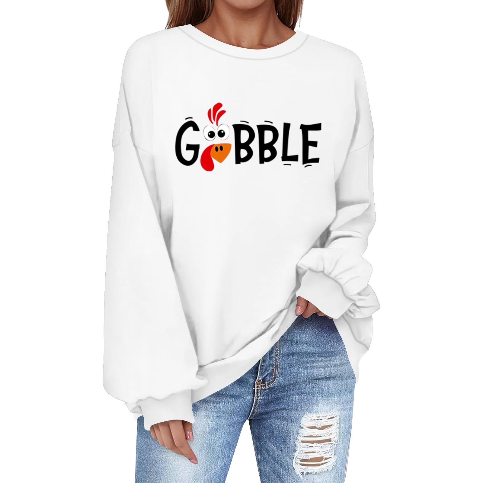 

Толстовка большого размера для женщин с круглым вырезом и принтом, с длинным рукавом, рубашки, толстовка XXXL белый