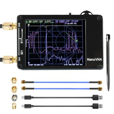 Dearsee NanoVNA Vector Network Analyzer 50KHz-1.5GHz Shortwave 2.8" Full View Angle LCD Display MFHF VHFUHF Antenna Analyzer