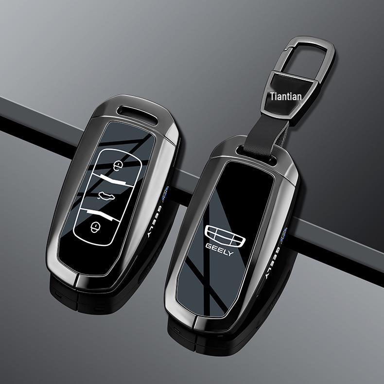 Geely Emgrand Key Case for 4th Gen Xingrui, Boyue, L, Binrui & Binyue - Denim Car Key Protector