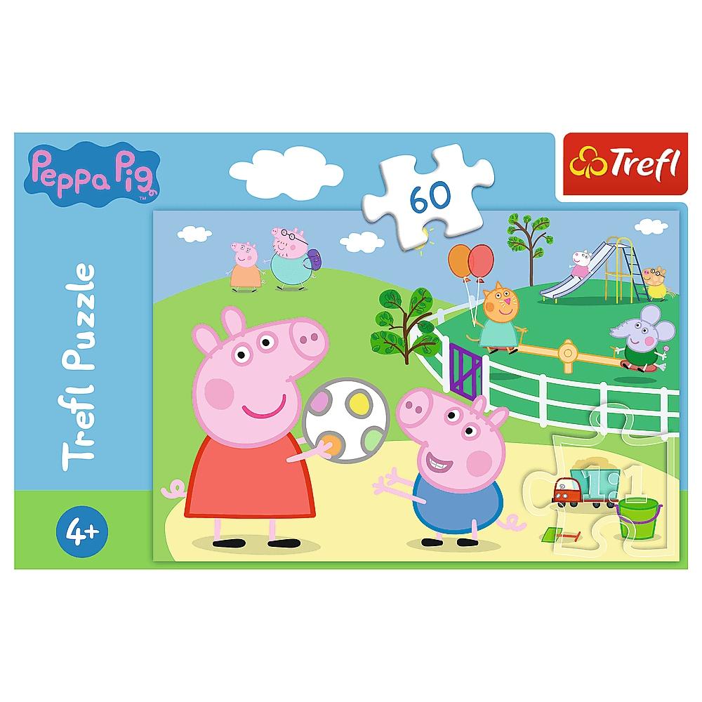 Puzzle 60 Zabawy W Gronie Przyjaciół Peppa 17356