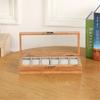 Wood Watch Case Watch Storage Box Stylish Watch Container Practical Watch Holder Watch Organizer Wood Material for Watch