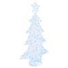 Christmas Tree with 160 Cold White LEDs 150 Cm Acrylic