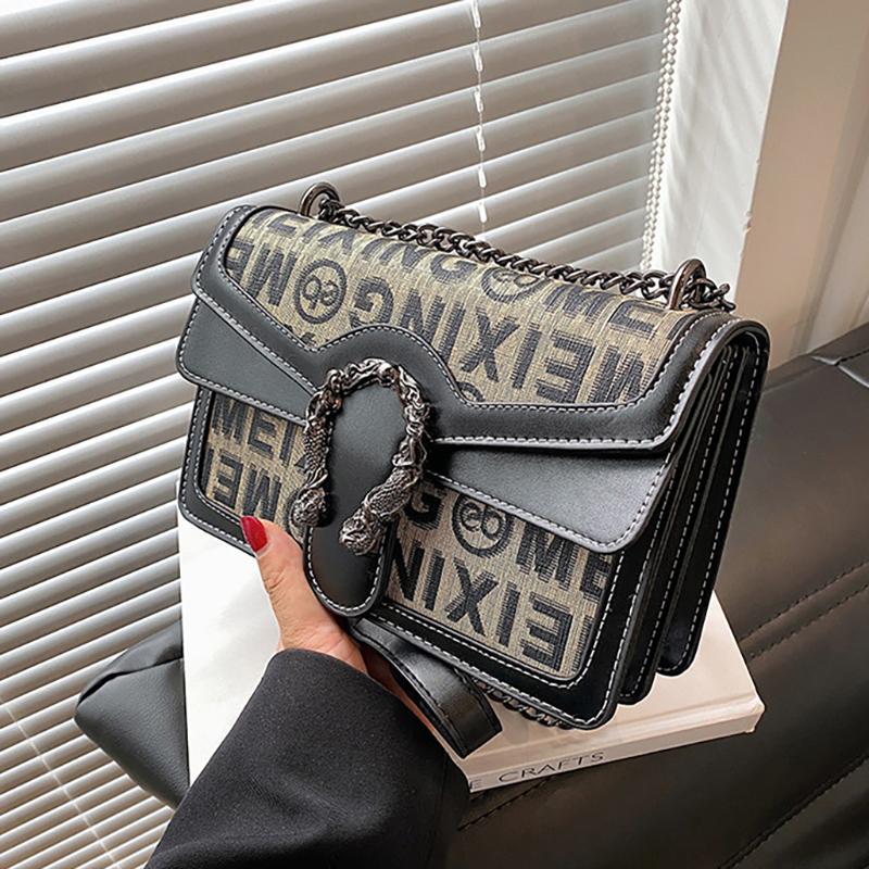 

Модные женские сумки Осенние новые сумки Ретро-тренд Простые элегантные элегантные женские сумки one size чёрный