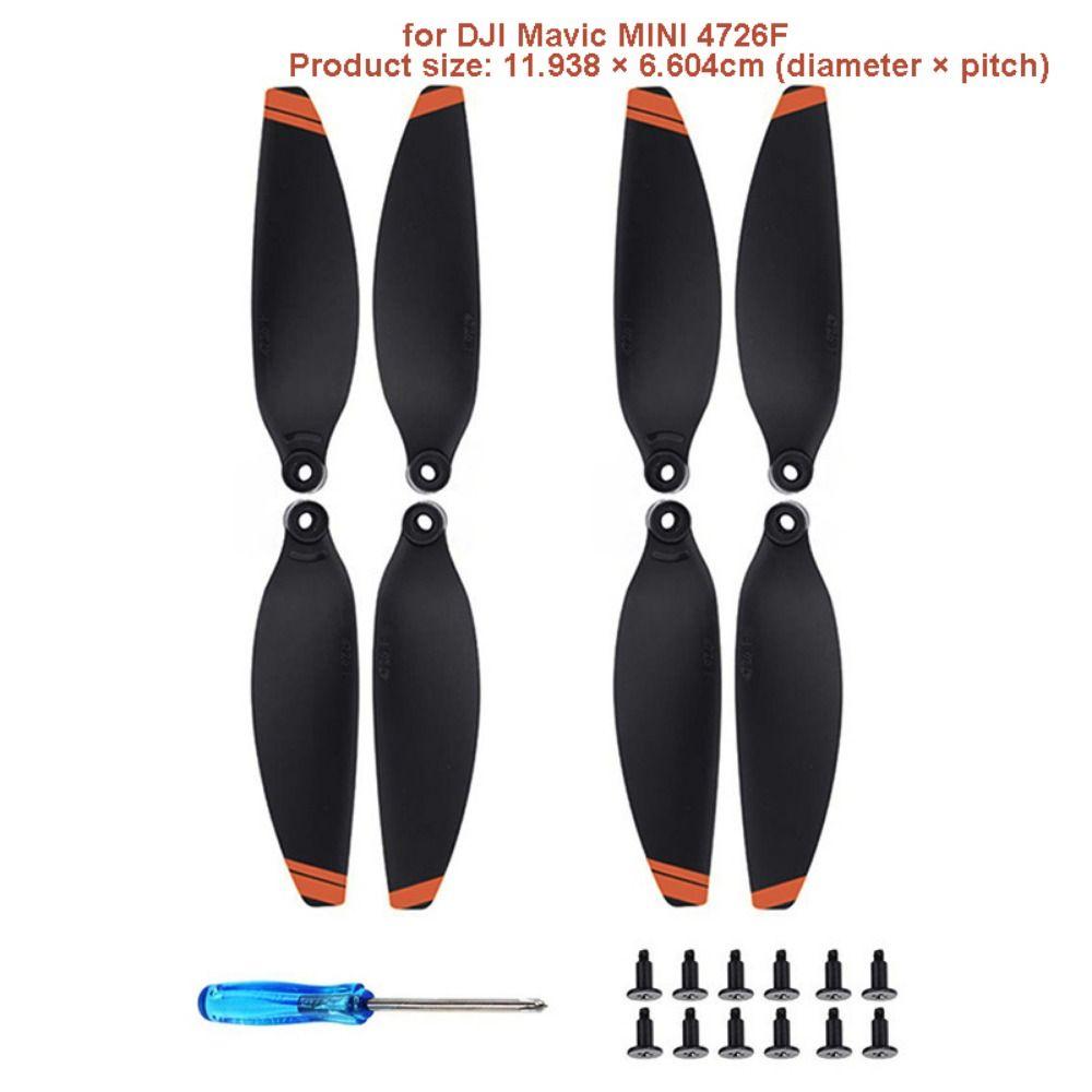 4/8pcs 3Colors Low Noise Propellers PC material Propeller Blades  for DJI Mavic MINI 4726F