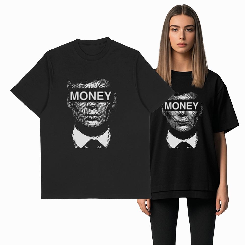 Coolmind U0035 Cool Exclusive Graphic Money Print Men T Shirt Casual Big Size Unisex Tshirt Totton Tee Shirts