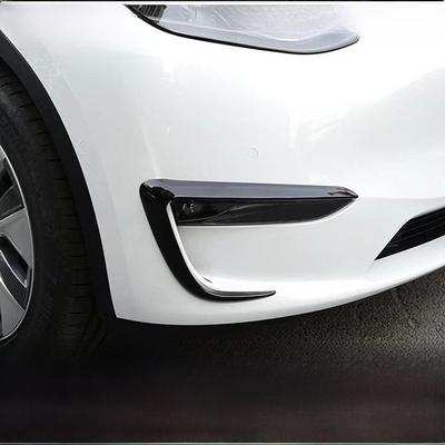 Tesla Model Y Koolstofvezel Mat Mistlamp Spoiler Frame