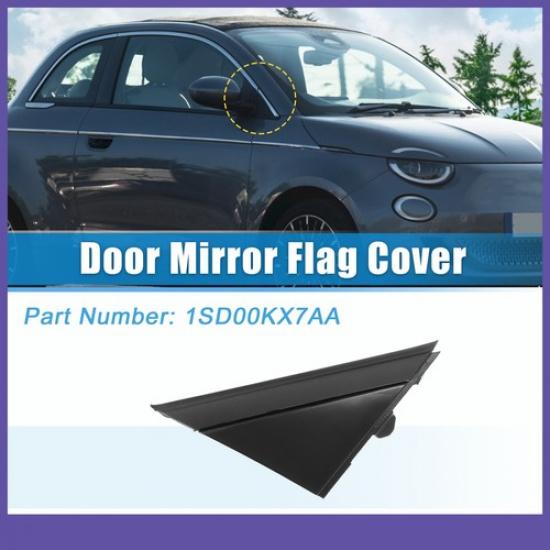 Rear Right Door Side Mirror Flag Triangle Cover Single  for Fiat 500 12-19