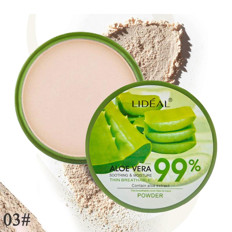 Fuktighetskrem Face Powder Smooth Foundation Presset Powder Makeup Concealer Pores Cover Whitening Brighten Cosmetics