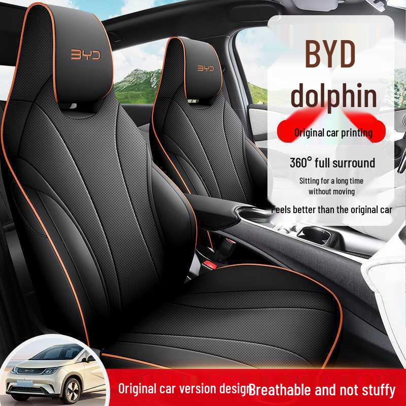 2025 Model Vitality Edition Dolphin 420km Full Coverage Car Seat Cover - All-Season, Custom Fit.