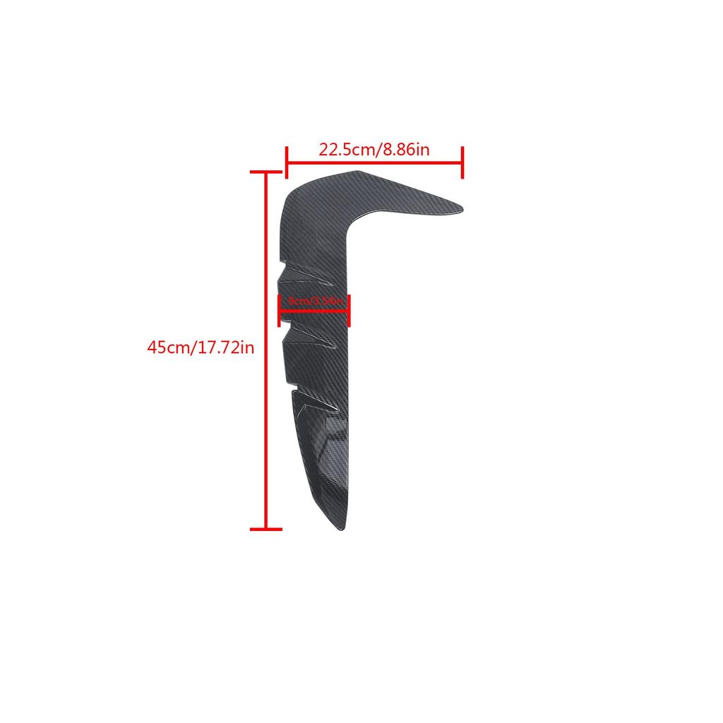 CARIG Side Air Vent Covers for Subaru BRZ ZD8 Toyota GR86 ZN8 Shark Gill Design Front Fender Exterior Aero Car Accessories / (2022, 2023, 2024),