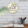 2D Flat, 1pc 7.87inchs Vintage Aluminum Sign, Italian Humorous Quotes for Dads And Grandpas, Decorative Plaque Suitable for Bedroom, Living Room