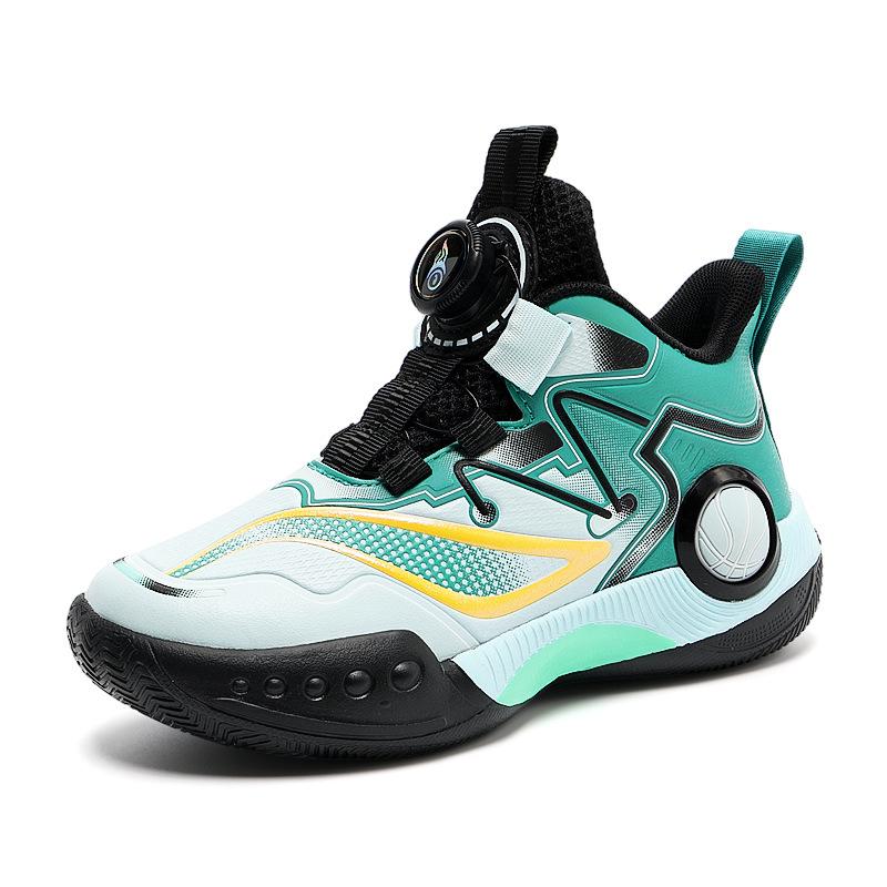 

Обувь для мальчиков детская спортивная обувь новая осенняя обувь для бега с амортизацией для мальчиков баскетбольные кроссовки нескользящие для тренировок студентов 31-40 10 pairs зеленый лайм