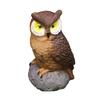 1/4Pcs Owl Statue Lifelike Indoor Outdoor Art Craft Ornament Courtyard Park Farm Owl Sculpture Resin Garden Decoration