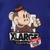 XLARGE Back print Keith Long sleeve Sweatshirts L blue Keith Men's Used