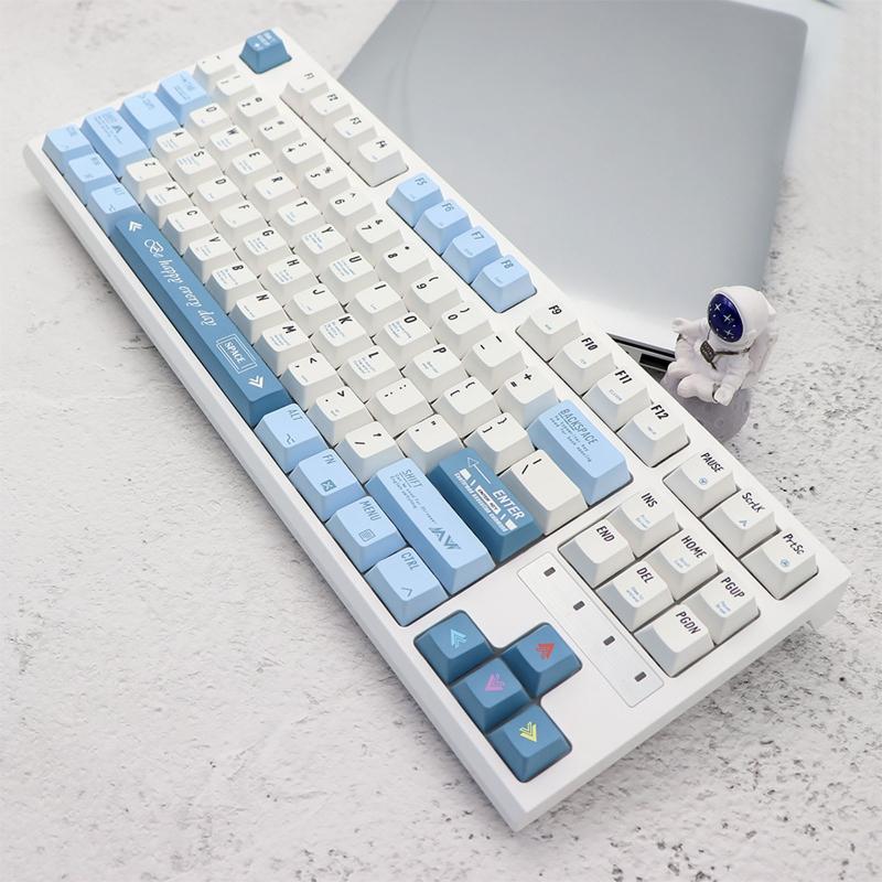 136 Keys Customized Programmer for Key Cap PBT Dye Subbed Keycap Cherry Profile for Key Cover for Mechanical Keyboard DZ